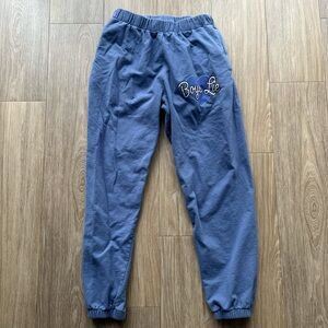 Boys Lie Sweatpants Joggers Size M Blue